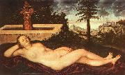 Lucas  Cranach Nymph of Spring Norge oil painting reproduction